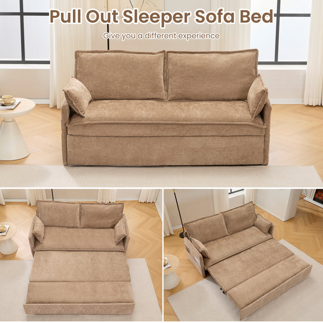 Streamdale Ergonomic Sofa Bed Gray 3