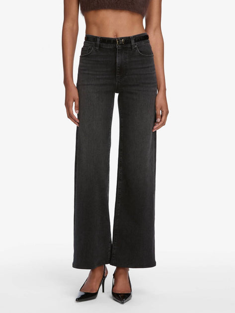 FRAME Le Slim Palazzo Pant Black 26 2