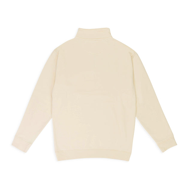 Sinclair Quarter Zip Sweatshirt Cream XS 3