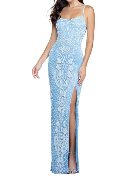 Scala Women's Gown Blue US 4 3