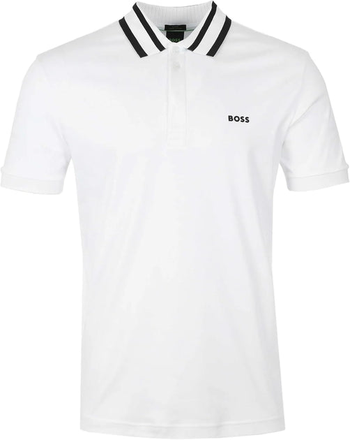 Hugo Boss Men's Paule Short Sleeve Polo White Medium 2