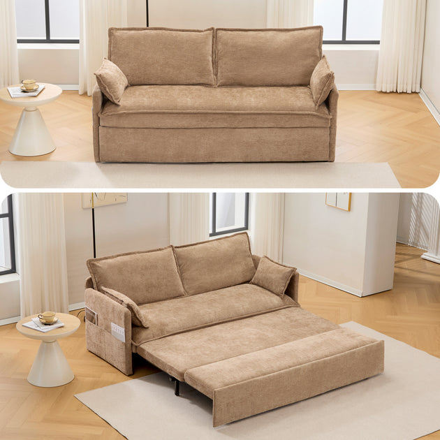 Streamdale Ergonomic Sofa Bed Gray 2