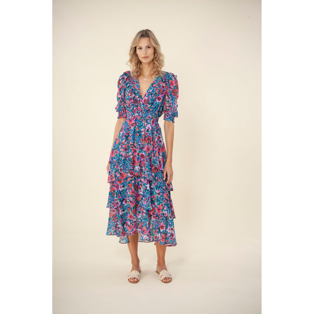 HALE BOB Amareli Tiered Dress Multi One Size 2