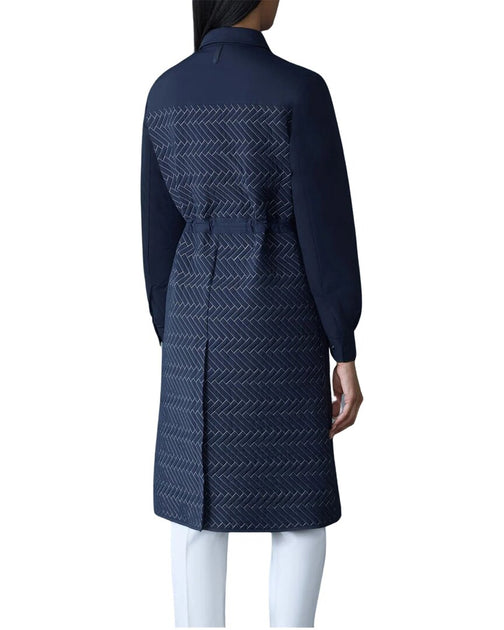 Mackage Long Coat Blue Small 3
