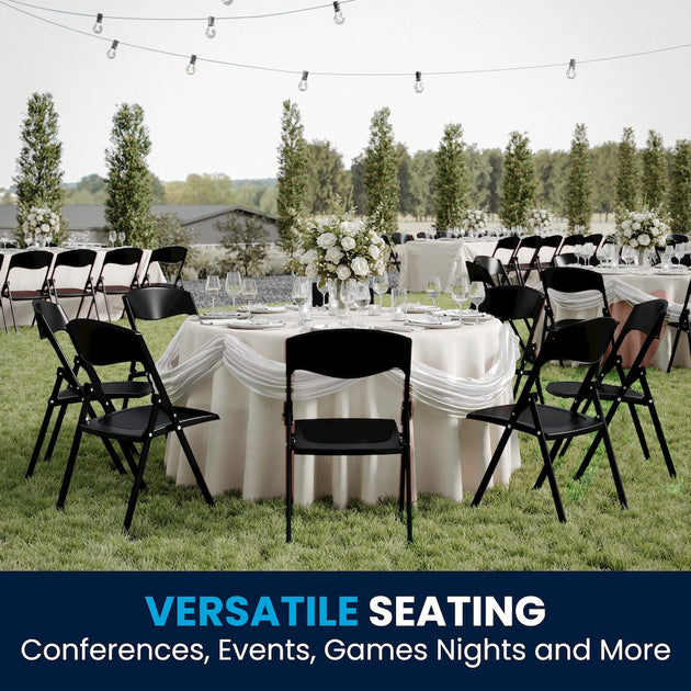 Flash Furniture HERCULES Series Folding Chair Black 3