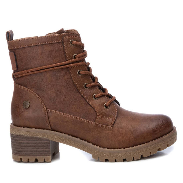 XTI Women's Lace-Up Booties Brown US 8 3