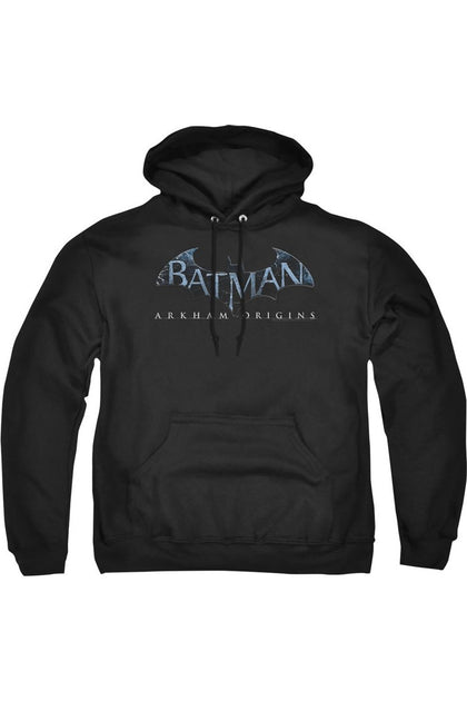 Gildan Batman Arkham Origins Logo Hooded Sweatshirt Black 4XLarge 2