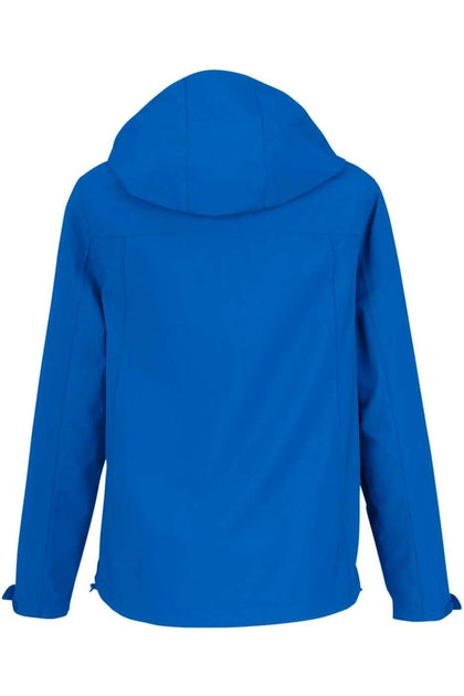 CORE365 Damen Packbare Regenjacke Blau Groß 2