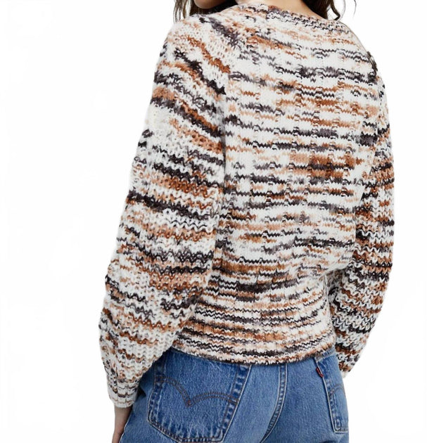 for Love & Lemons Geri Sweater Beige Medium 3