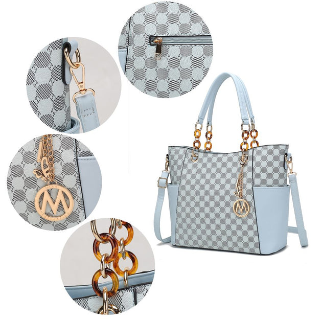 MKF Merlina Tote Handbag White Large 4