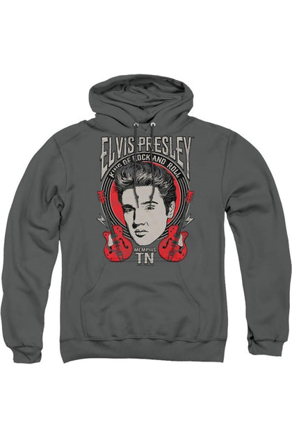 Sweat à capuche Gildan Elvis Presley Rock Gris XXL 2