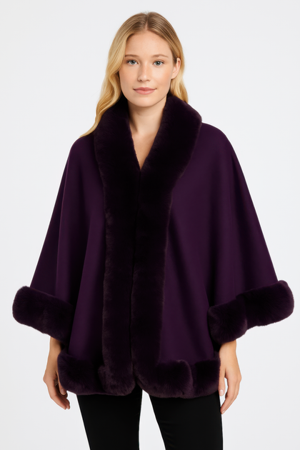 TRUEDAMES Open-front Cape Jacket Black One Size 2
