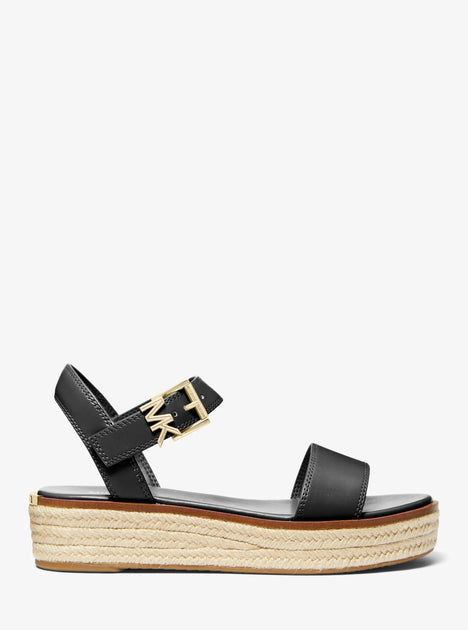 Michael Kors Richie Platform Espadrille Sandal Black US 10 2