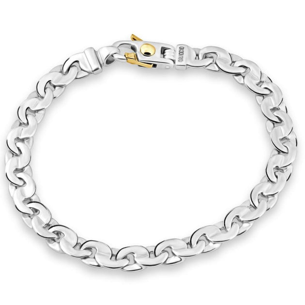 Pompeii3 Link Bracelet Gold 7mm 2