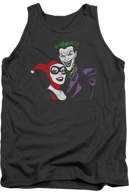 Gildan Batman Joker & Harley Tank Top Black Medium 2