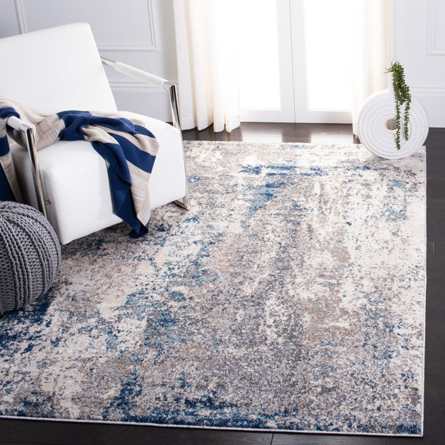 Safavieh Aston Area Rug Grey/Navy 2