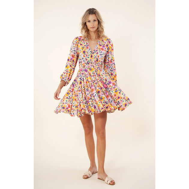 HALE BOB Geena Dress Multi Small 5