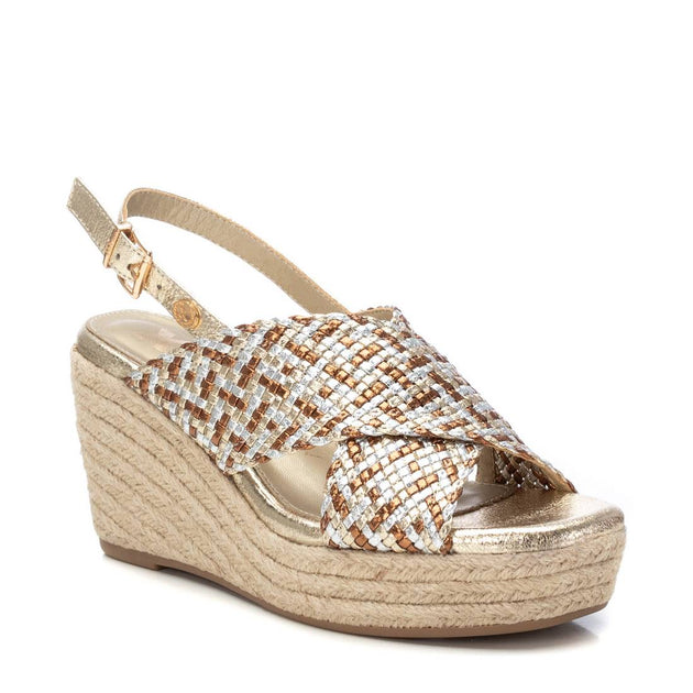 XTI Wedge Sandals Gold US 7 3