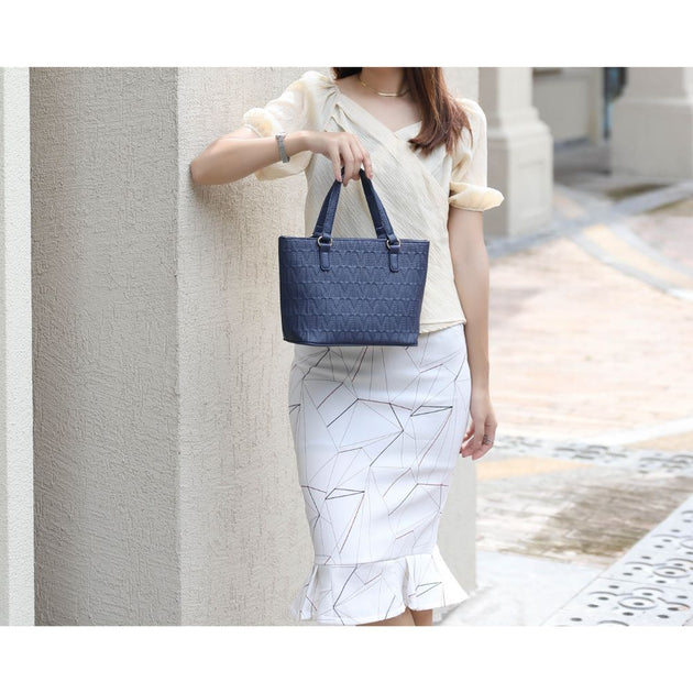 MKF Collection Edelyn Tote Set Blue Extra Large 4