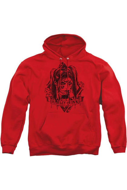 Gildan Batman Arkham Knight Diamond Kapuzenpulli Rot Medium 2