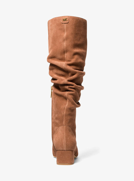 Michael Kors Indra Suede Boot Brown US 8 2