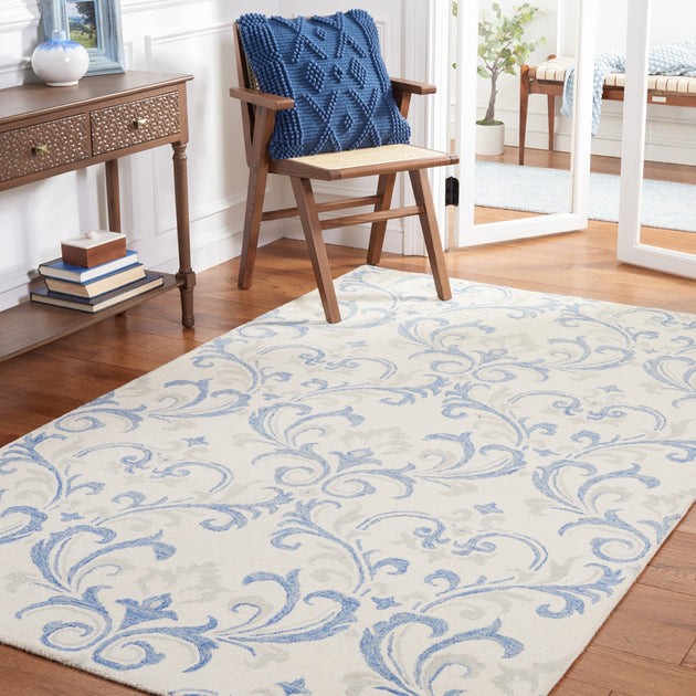 Safavieh Jardin Area Rug Ivory Blue 2