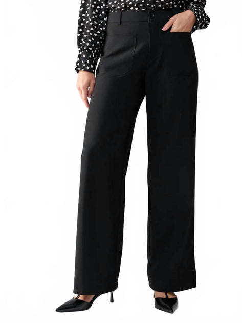 Sanctuary Marine Pantalon Large Noir 27 4