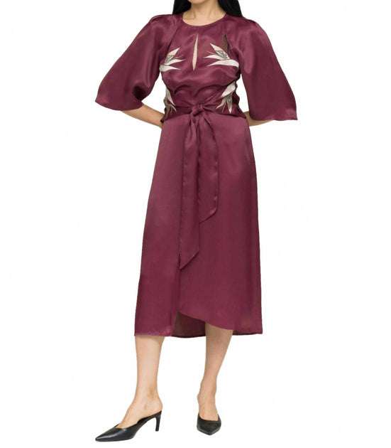 Tallulah & Hope Harriet Midi Dress Pink US 10 2