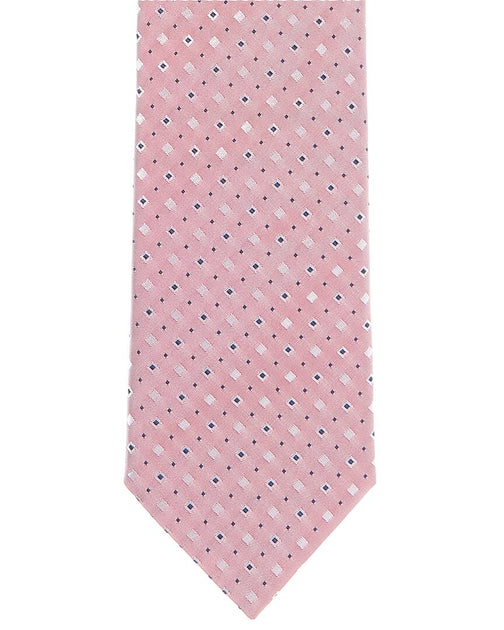 Hugo Boss Diamonds Silk-Blend Tie Pink One Size 3