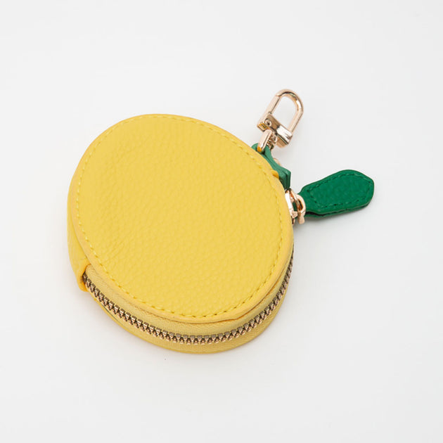 FASHNZFAB Lemon Coin Purse Yellow 2