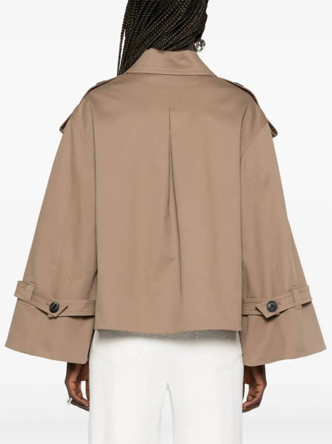 By Malene Birger Alisandra Trenchcoat Jacke Schwarz UK 32 4