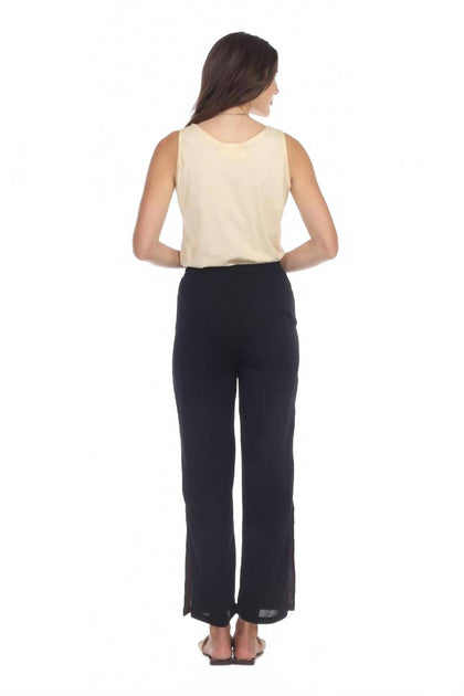 PAPARAZZI Crinkled Pull On Pant Black Medium 3