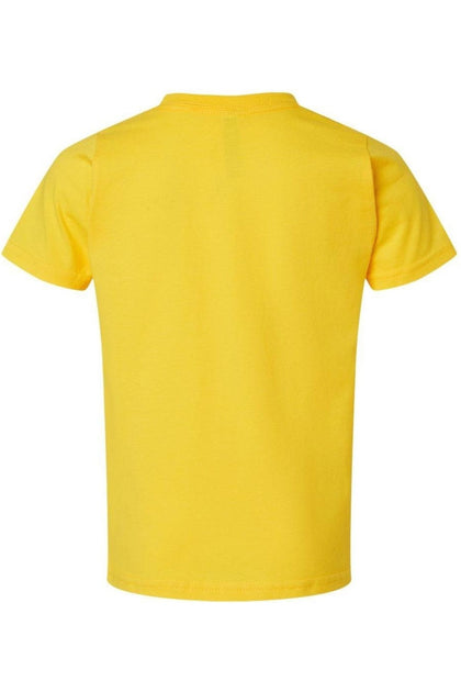 Gildan Flash Kid Flash Logo Short Sleeve Tee Yellow 4 Years 3