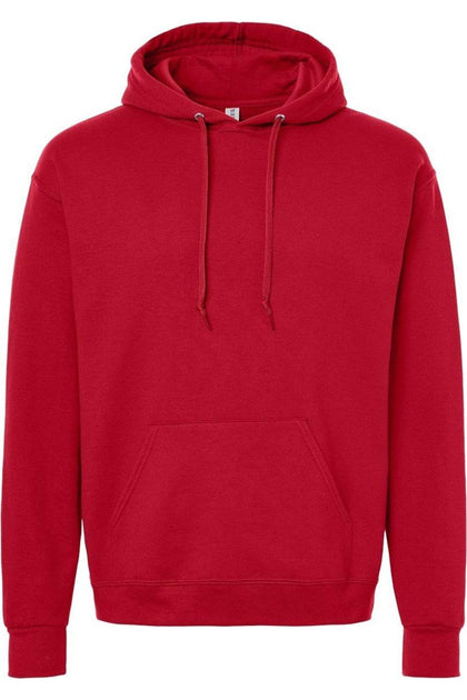 JERZEES Ultimate CVC Hooded Sweatshirt Red XL 2