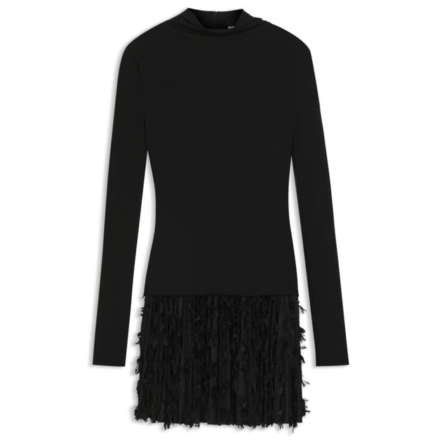 Boss Jersey Dress Black Medium 2