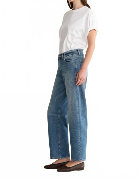 Warp + Weft Bna Soft Curve Barrel Jeans Blue 31 3