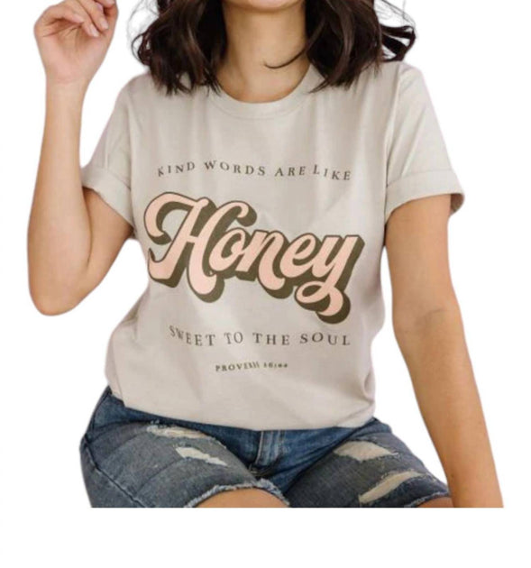 PPD Kind Words Are Like Honey Tee Beige 2X 2