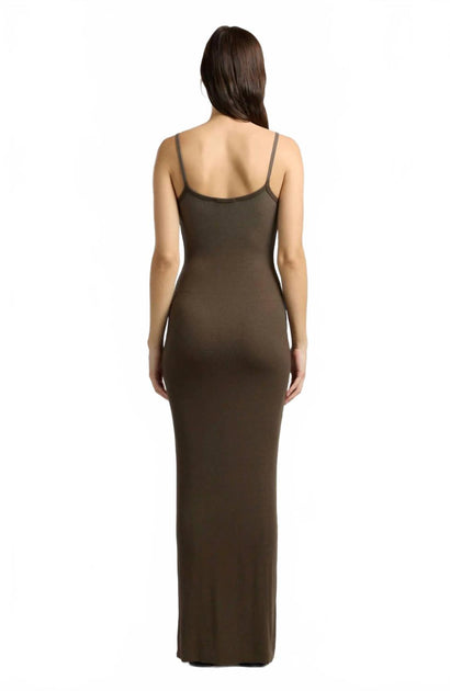 Cotton Citizen Verona Spaghetti Maxi Dress Black Large 4