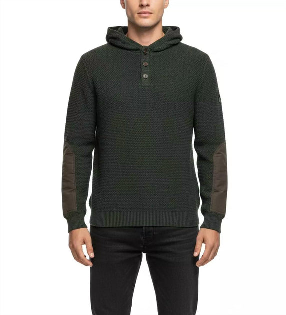 Jetty Barnacle Knit Hoodie Green/XXL 2