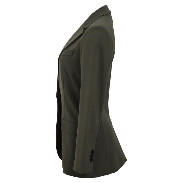 Theory Single-Breasted Blazer Green US 0 3