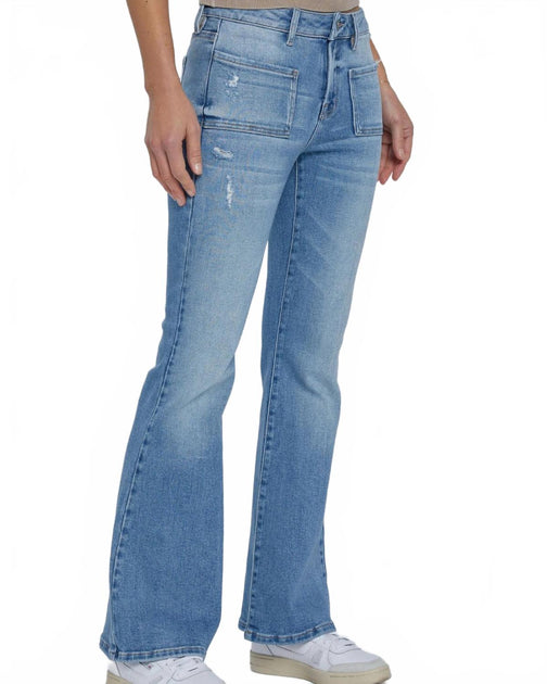 HIDDEN Happi Flare Jeans Blue Small 4