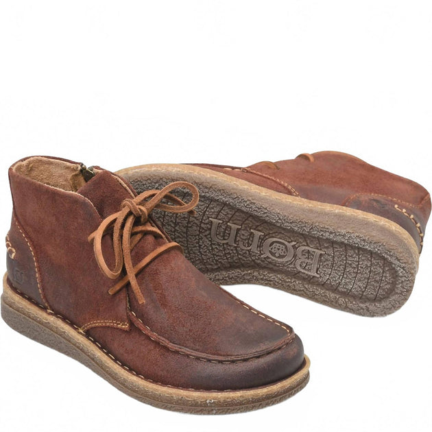 Born Analia Moc-Toe Ankle Boot Brown US 7 5