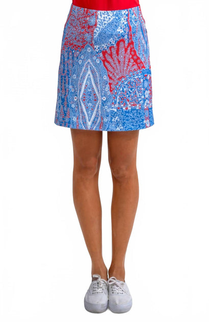 Gretchen Scott Skippy Grand Bazaar Skort Red Small 2