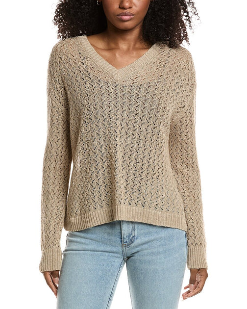 Lafayette 148 New York Pullover mit V-Ausschnitt 2