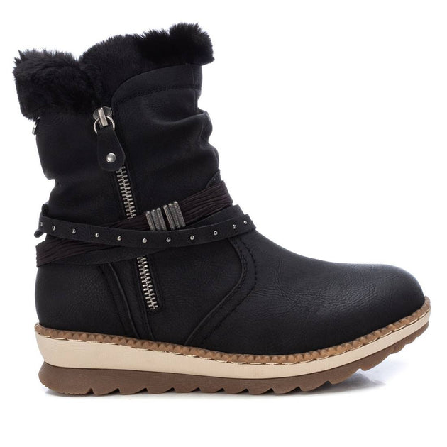 XTI 44641 Women's Winter Booties Beige US 5.5 3