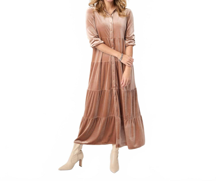 Coco + Carmen Romance Imagined Maxi Dress Brown XSmall 2