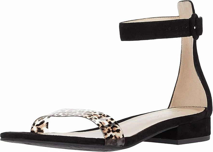 Pelle Moda Newport Strap Sandal Black US 6 2