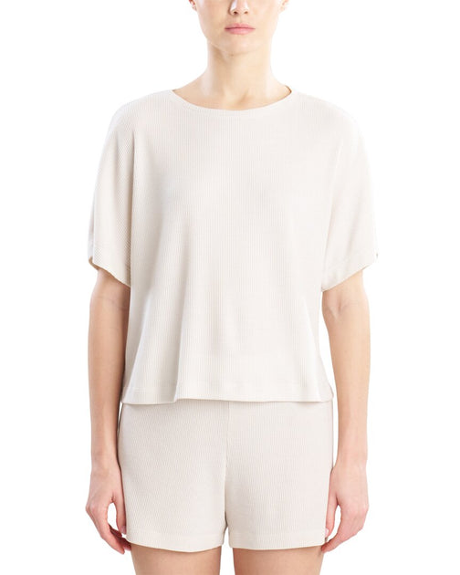 Natori Mila Waffle Top White Medium 2