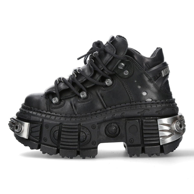 New Rock WALL106-S10 Ankle Boots Black EU 37 4
