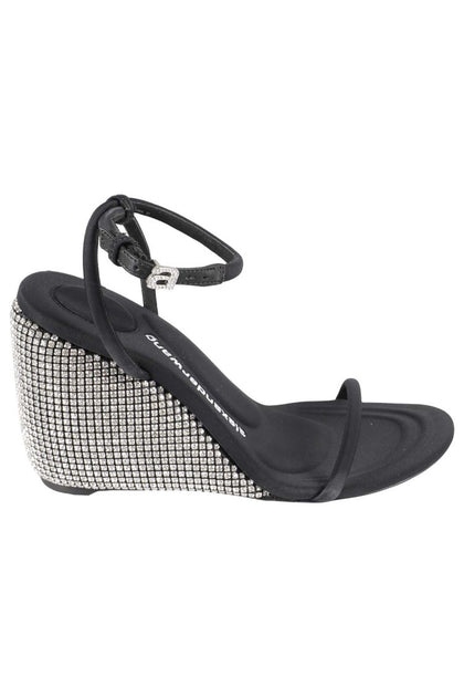 Alexander Wang Dahlia 105 Wedge Sandal Black US 8 2